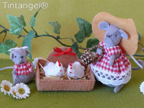 Tintangel 2012 &ndash; Miny met haar Kippetjes.