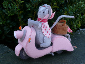 Tintangel 2011 &ndash; Miny op haar Scooter.